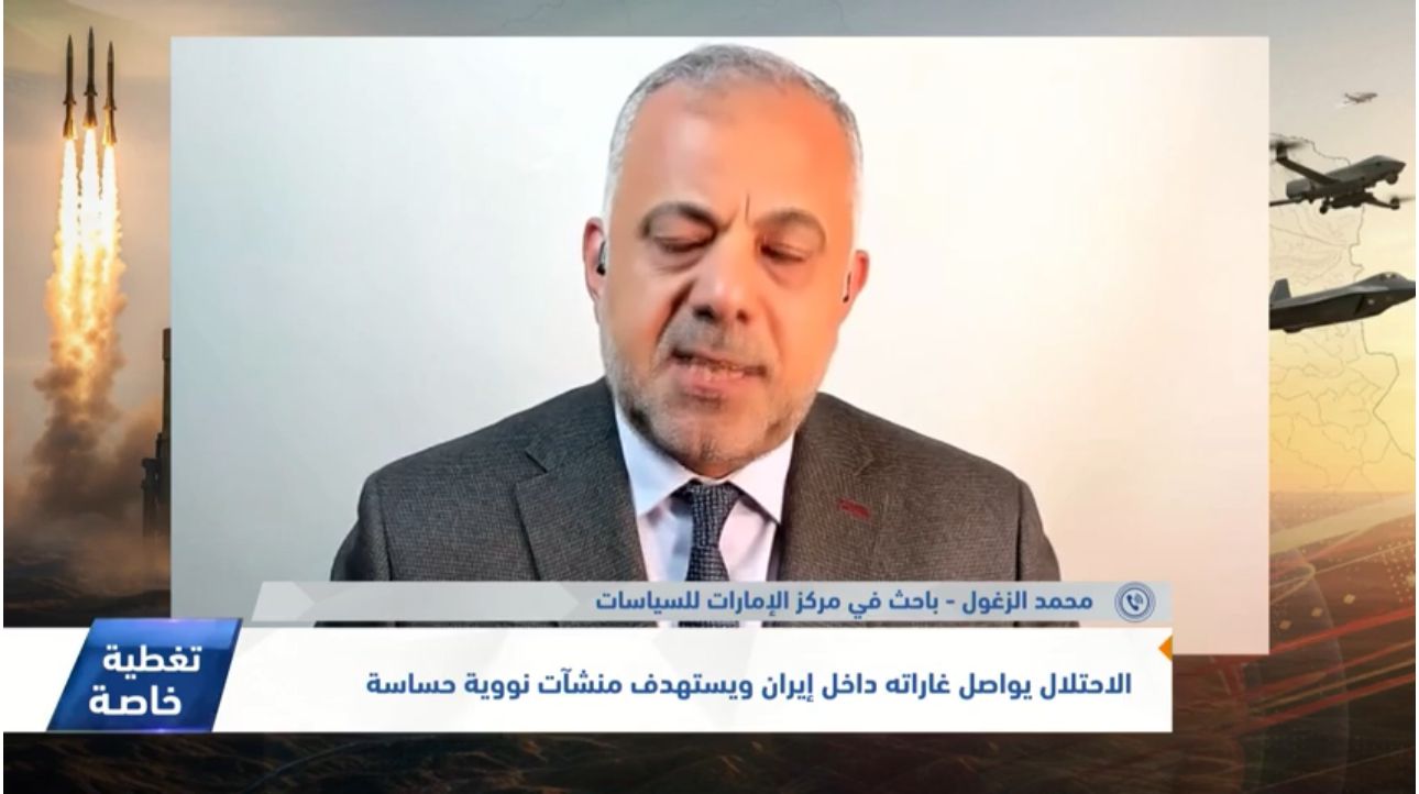 الاحتلال يواصل غاراته علي إيران